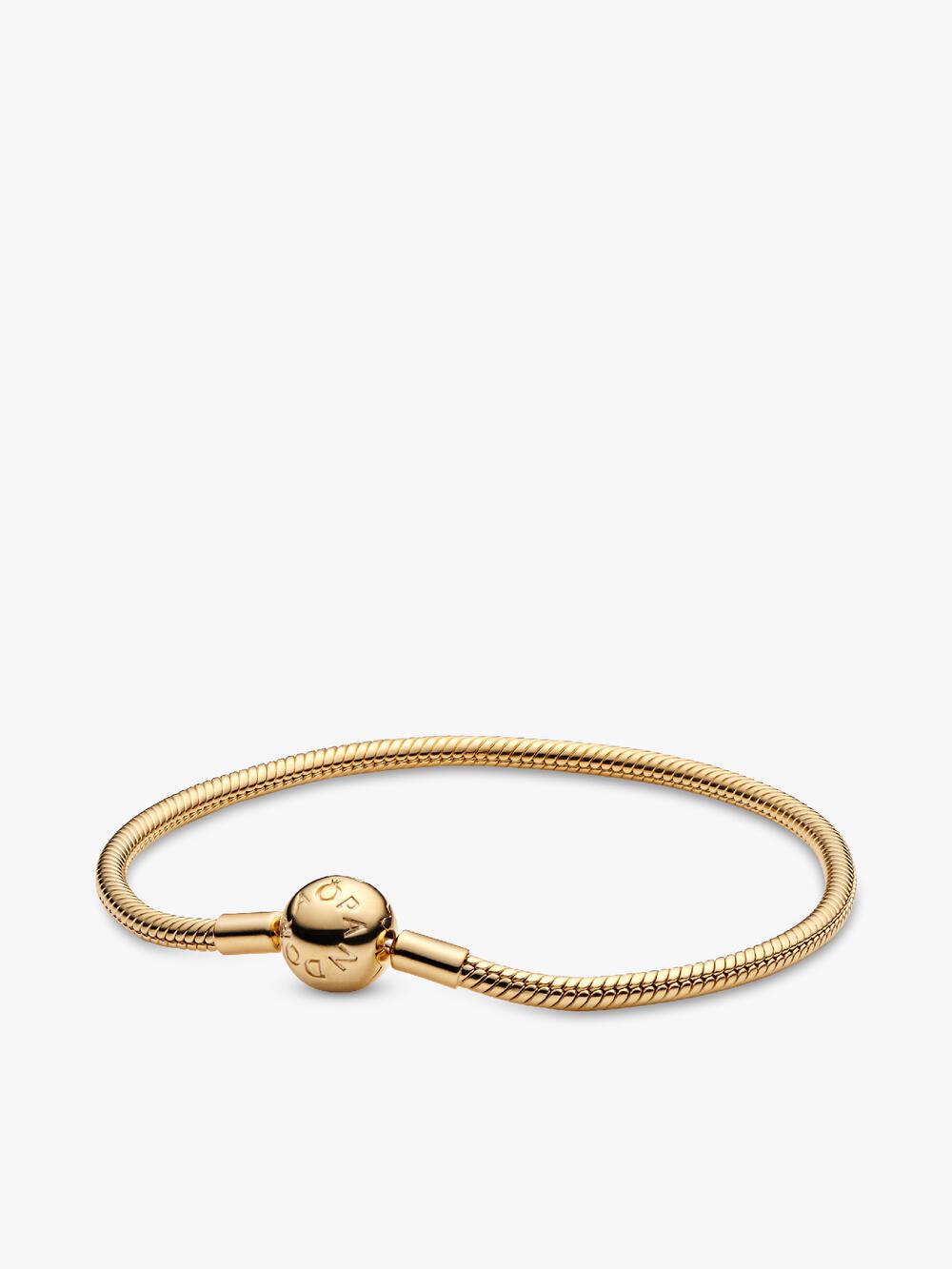 Pandora Moments Red Woven Leather Bracelet